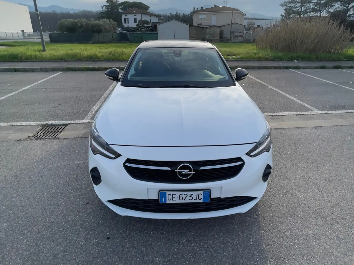 Opel Corsa 1.2 Elegance s&s 75cv NEOPATENTATO Bianco - 2