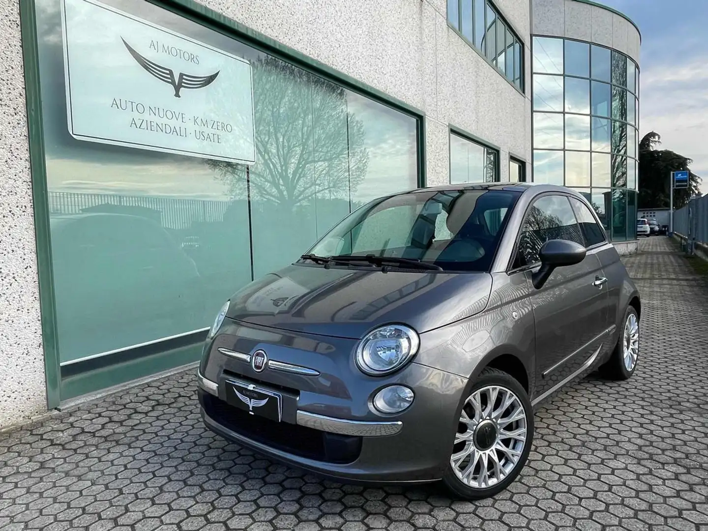 Fiat 500 1.2 Lounge mod GQ Neopatent prezzo reale Gris - 1