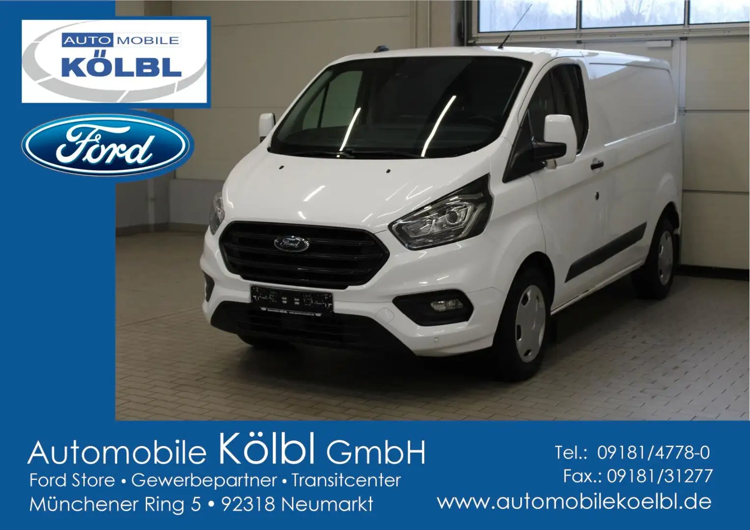 Ford Transit Custom Kasten Trend 320L1, NAVI/KAMERA Blanc - 1