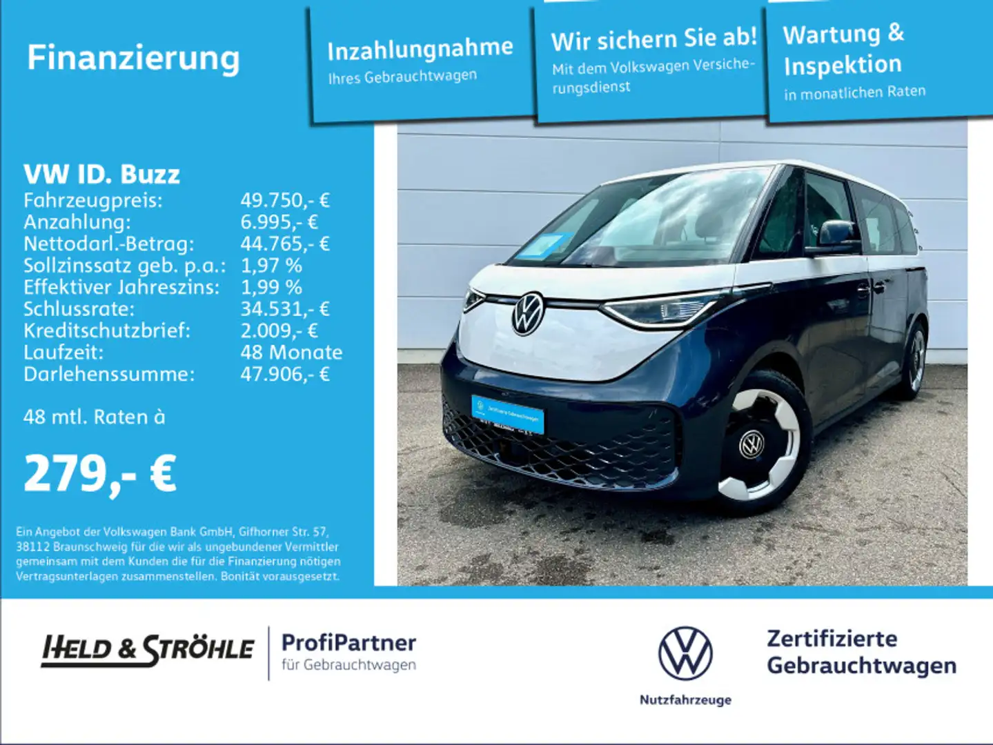 Volkswagen ID. Buzz ID.Buzz Pro IQ-LED 21" TRAVEL ASSIST AHK 360° Weiß - 1