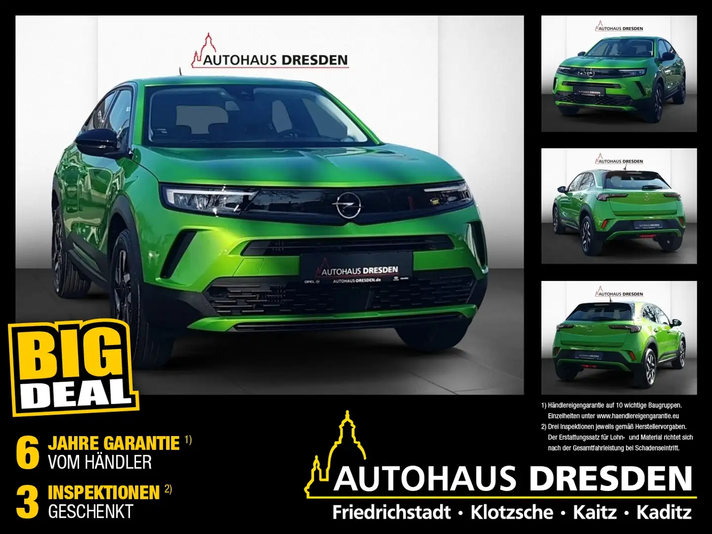 Opel Mokka 1.2 Turbo Elegance *LED*DAB*PDC* Grün - 1