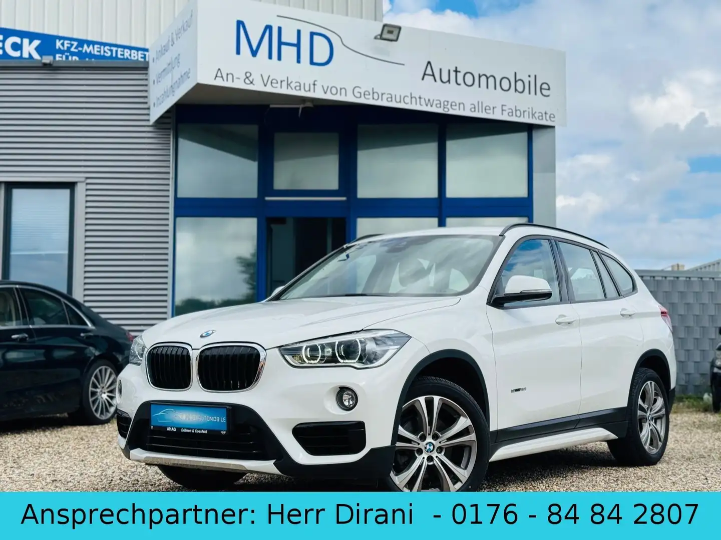BMW X1 sDrive 18 i Sport Line *Navi*LED*AHK Blanc - 1