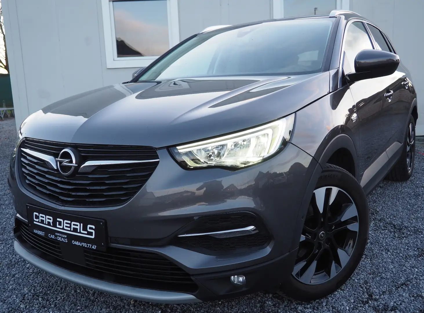 Opel Grandland X 1.2 Turbo ECOTEC **GPS*CAM.*Half-Leer*Trekhaak** Grijs - 2