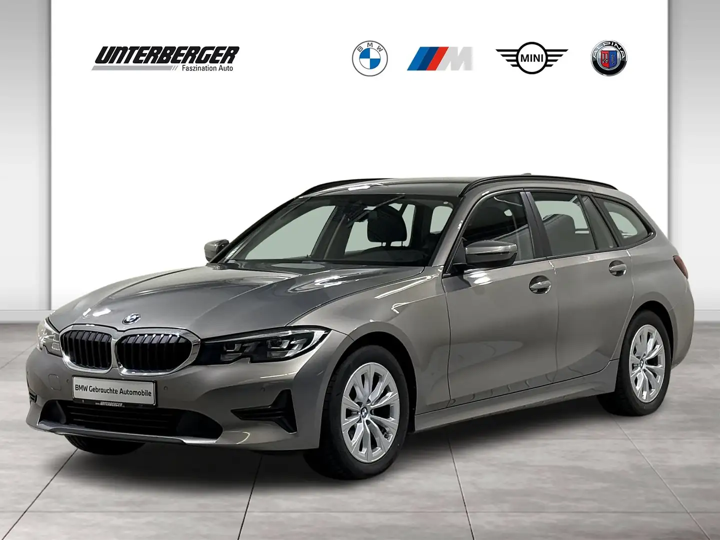 BMW 320 d Touring Aut AHK LC-Prof Navi DAB PDC Sitzhzg Grigio - 1