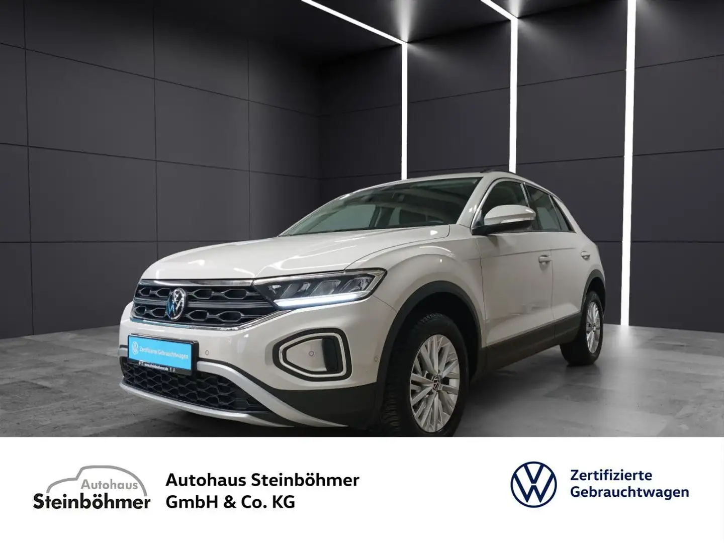 Volkswagen T-Roc 1.5TSI Life DSG Navi AHK LED Sitzhzg Klima Grigio - 1