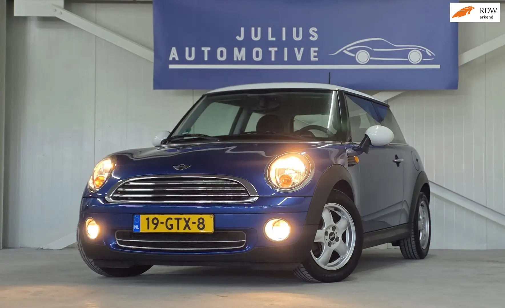 MINI Cooper Mini 1.6 Airco Nieuwe APK Goed Onderhouden Nette A Bleu - 1