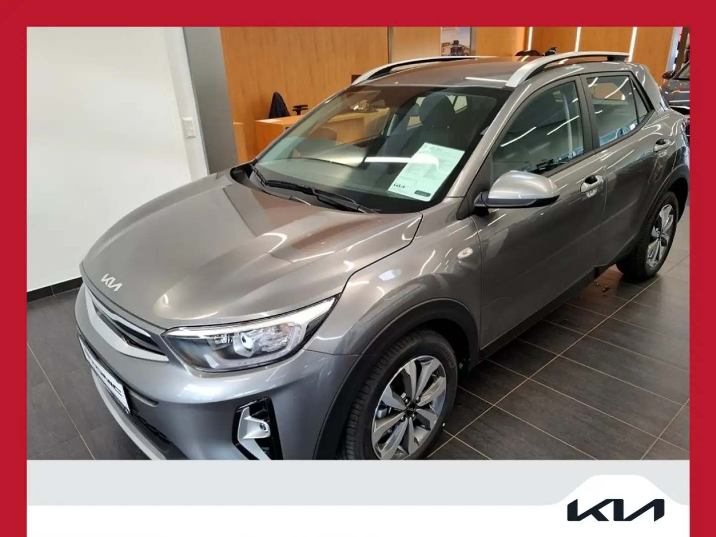 Kia Stonic 1,0 TGDI GPF ISG Silber Grau - 1