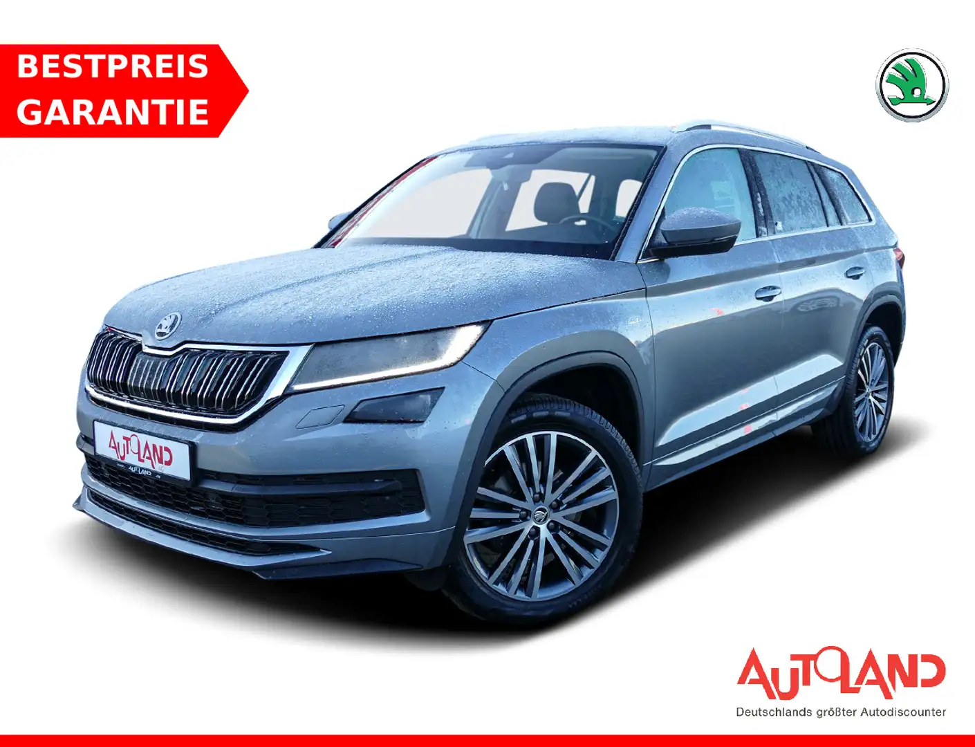 Skoda Kodiaq 1.5 16V TSI L&K LED Navi ACC 360° Keyless Szary - 1