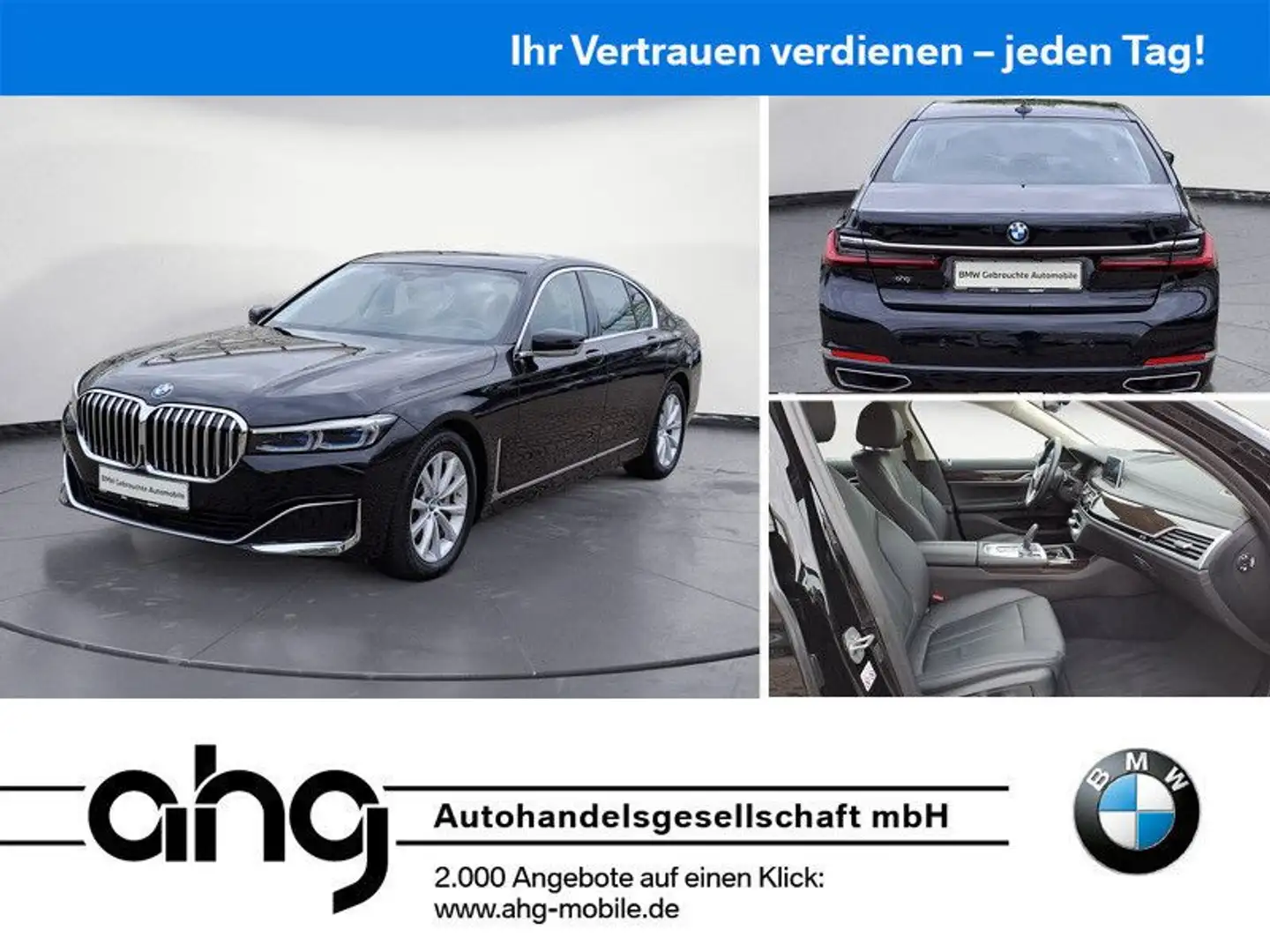 BMW 730 d Innovationsp. Integal-Aktivlenk. Head-Up Negro - 1