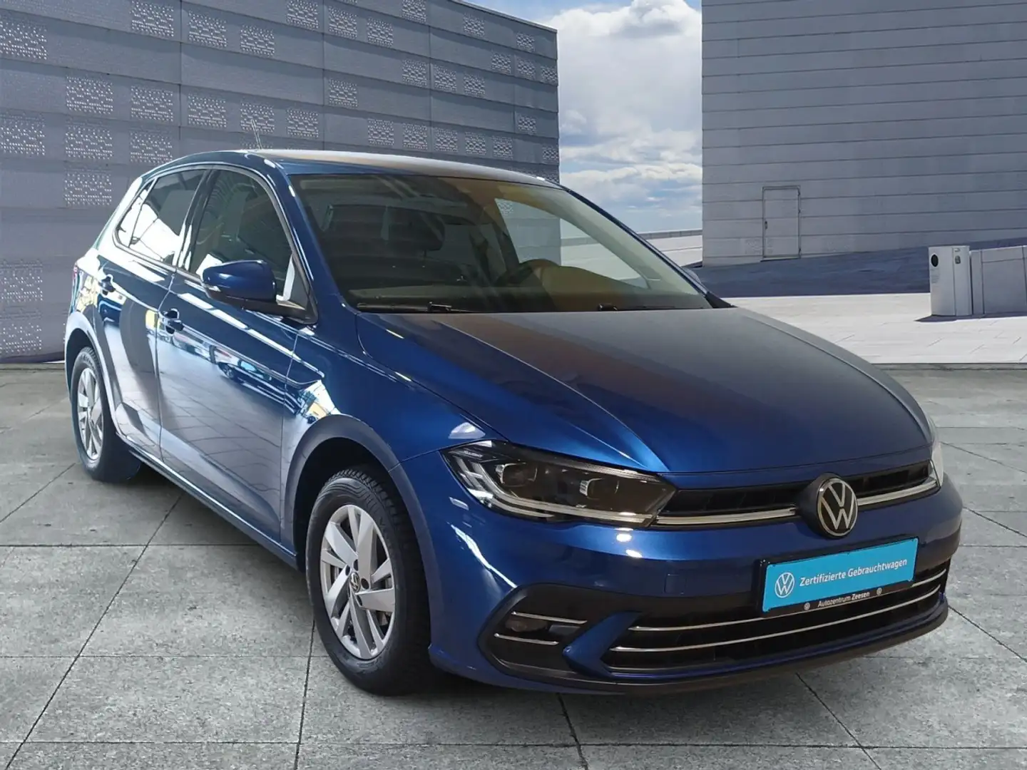 Volkswagen Polo 1.0 TSI Style DSG+USB+DAB+BAA+NSW+LWS+SHZ+ Klima Blau - 2
