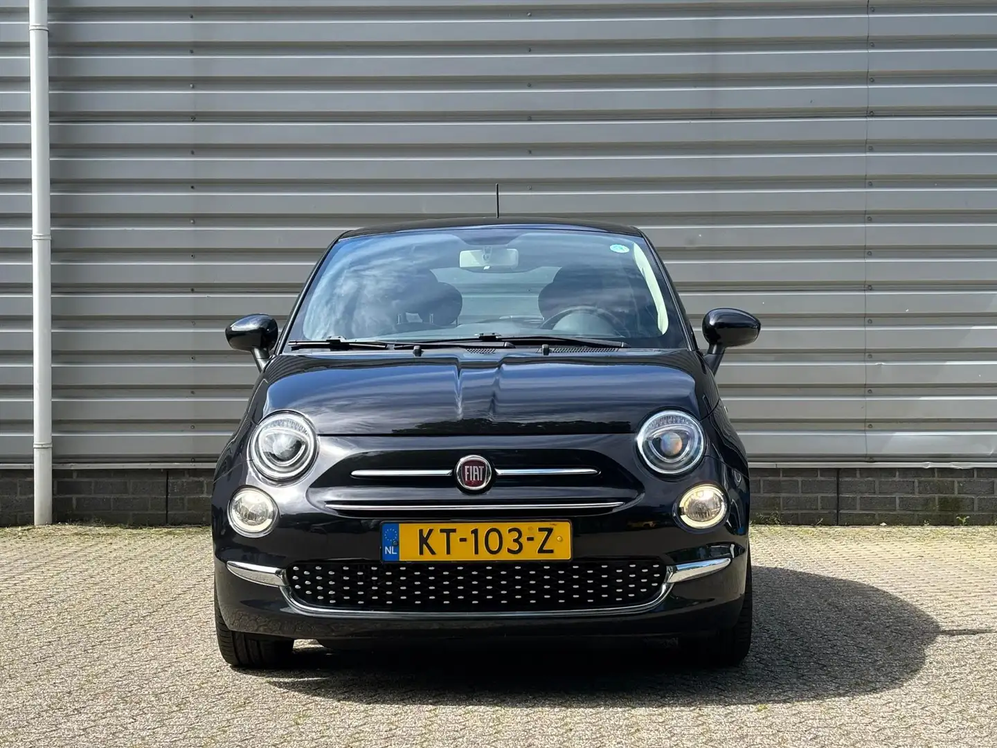 Fiat 500 Turbo 80pk Dualogic Automaat I Lounge I U Connect Zwart - 2