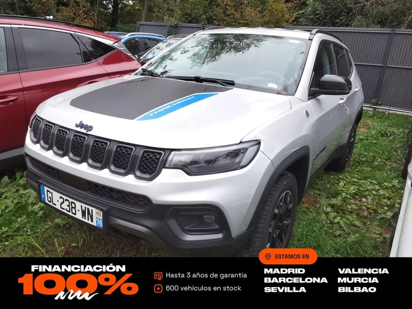 Jeep Compass 4Xe 1.3 PHEV 177kW Trailhawk AT AWD Plateado - 1