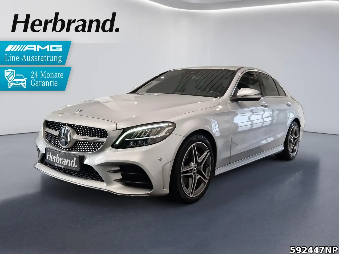 Mercedes-Benz C 180 AMG Distronic Schiebedach Ambi Argent - 1