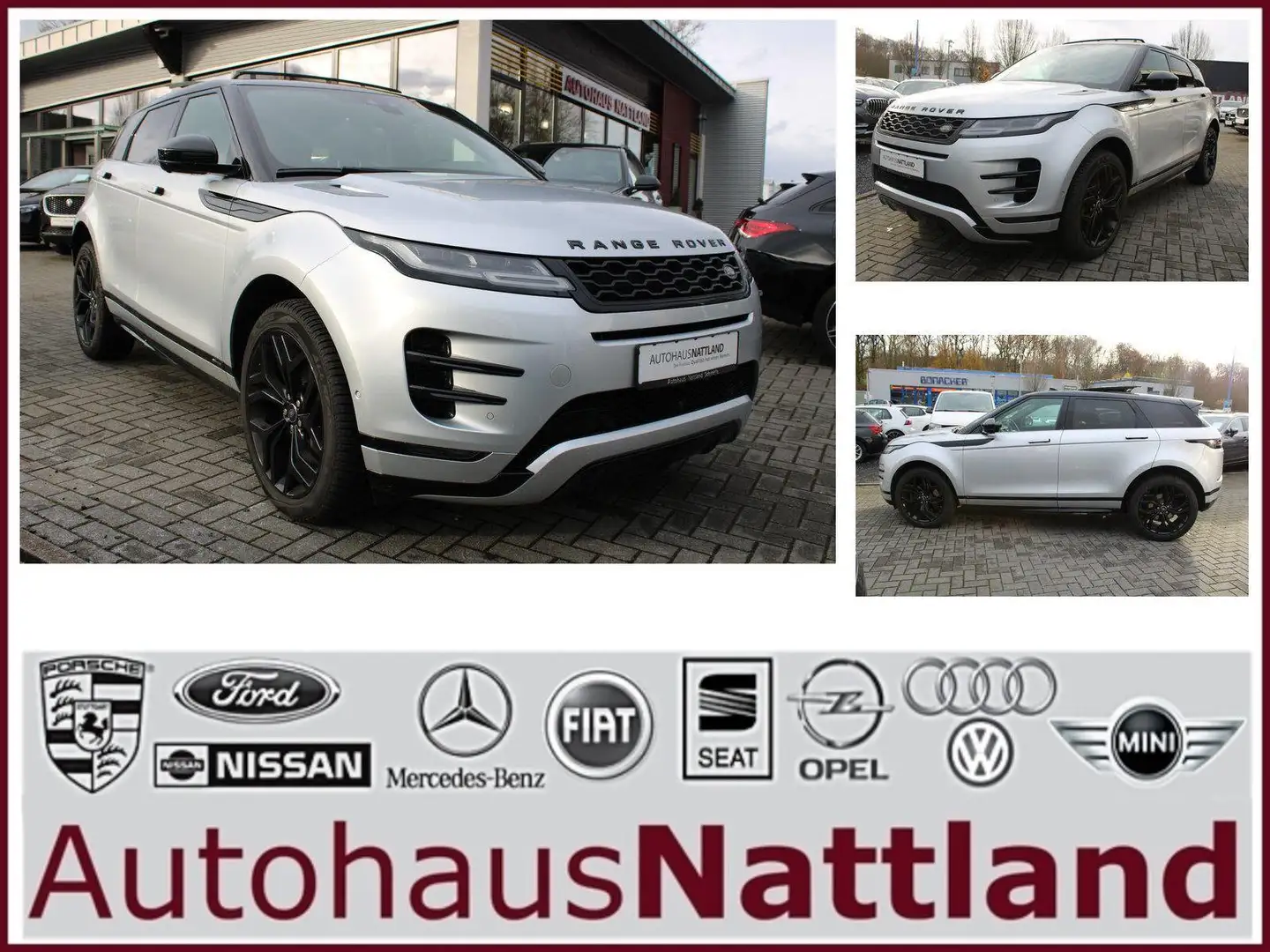 Land Rover Range Rover Evoque R-Dynamic SE Autom.Navi Pano Silber - 1