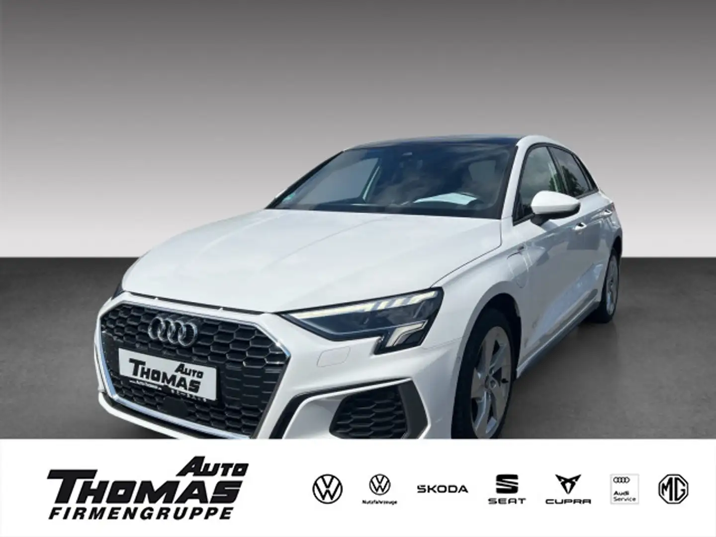 Audi A3 40 TFSI e S line SHZ Klima GRA Weiß - 1