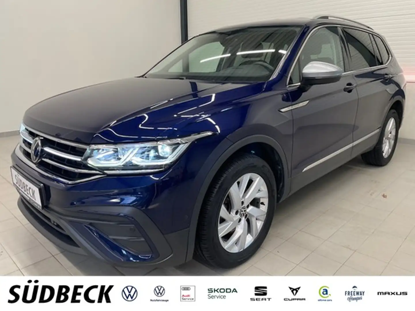 Volkswagen Tiguan Allspace 2.0TDI Life AHK+APP+ACC+LANE Blau - 1