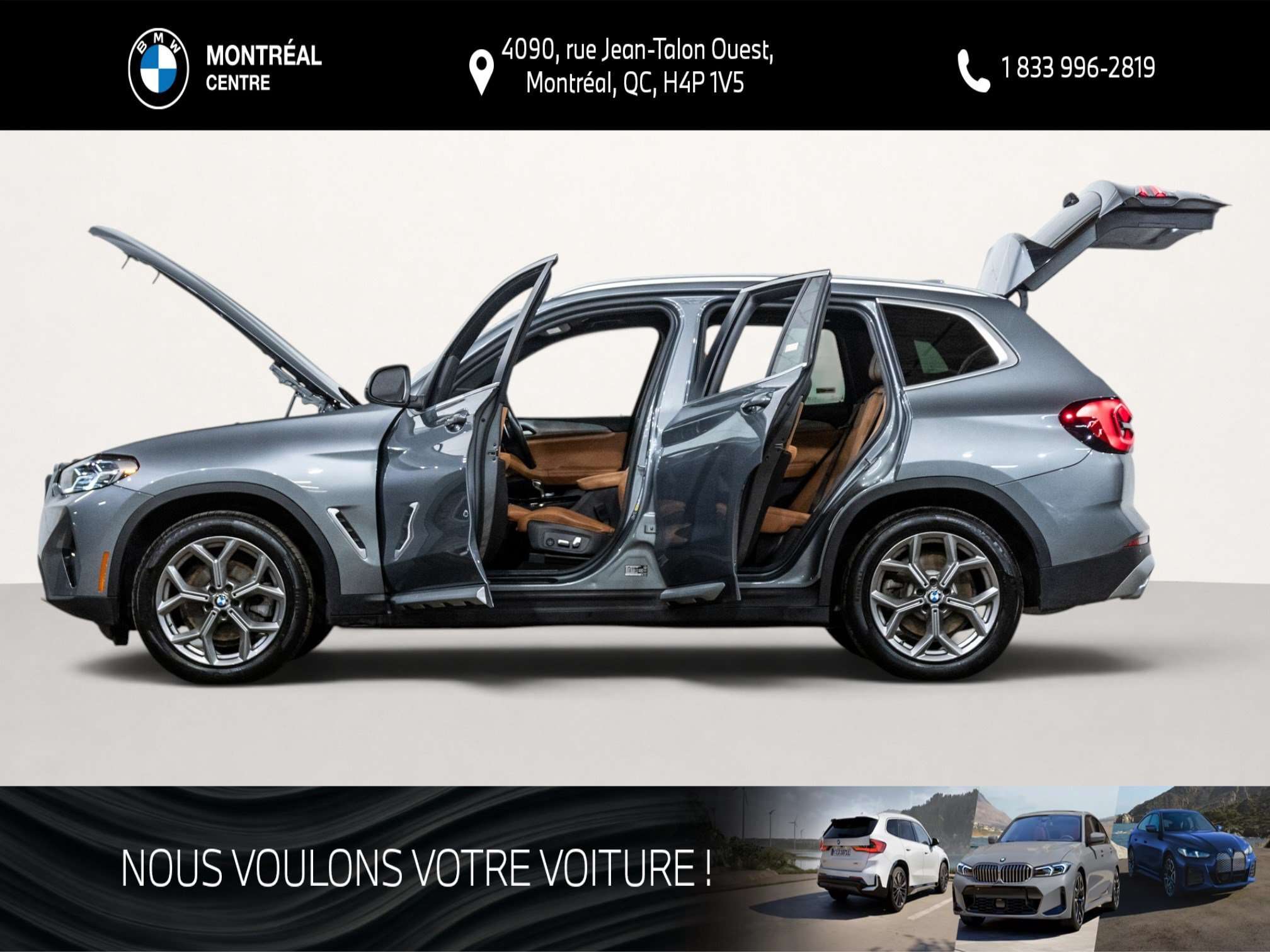 2023 BMW X3 xDrive30i | Premium Essentiel | Toit ouvrant panor — снимка 1