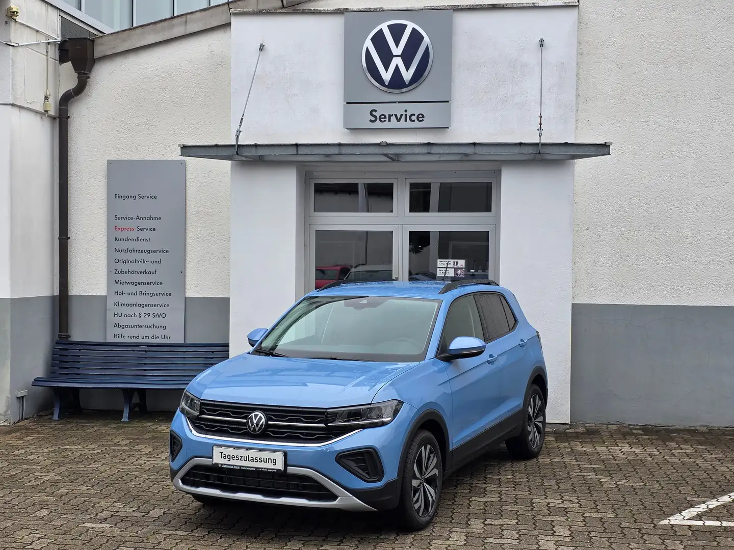 Volkswagen T-Cross Life 1.0 TSI DSG, LED, Keyless Access, Kamera Blau - 1