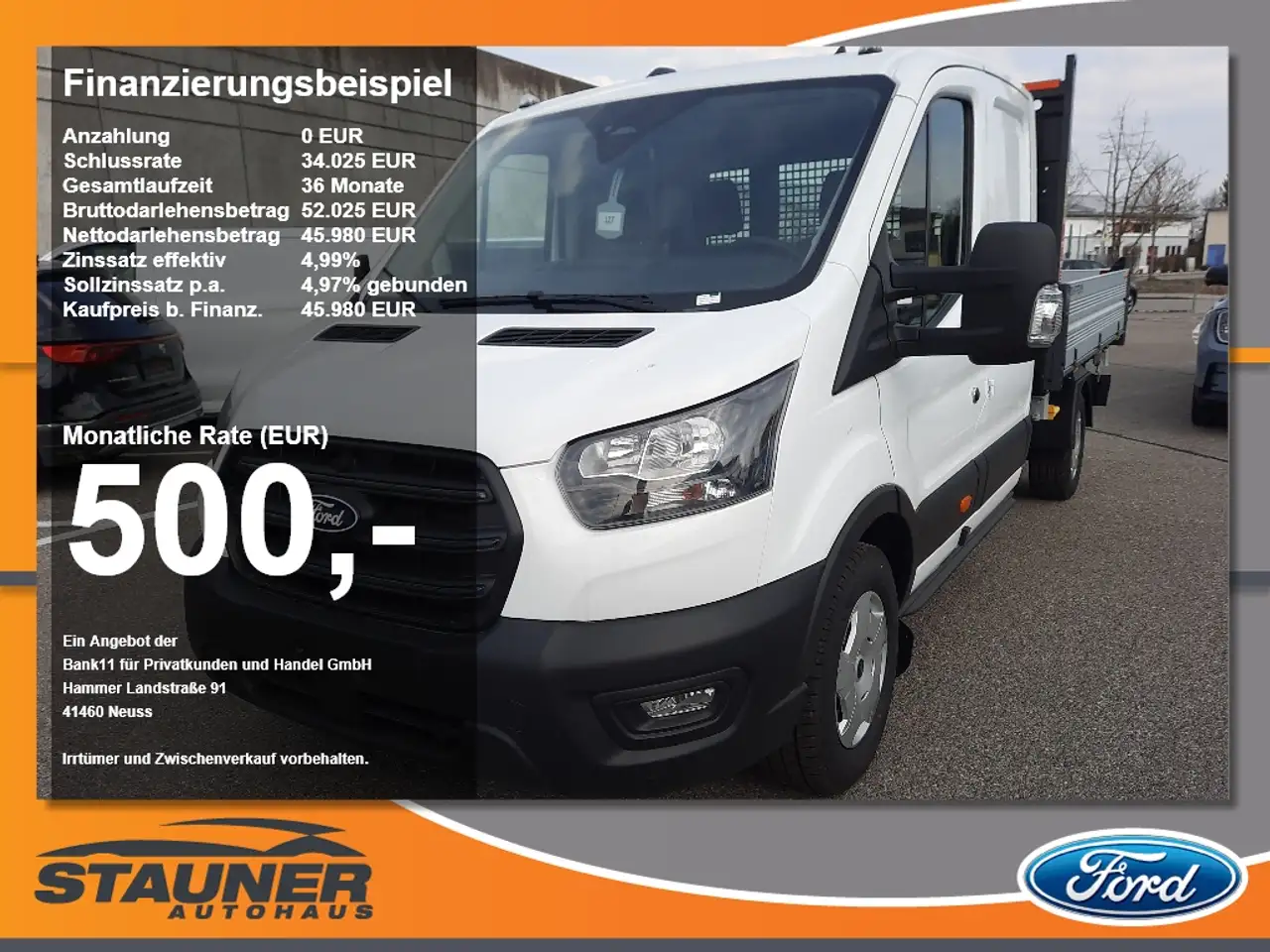 Ford Transit Kipper 2.0 TDCi 350 L3 Trend AWD — photo 1 of 15