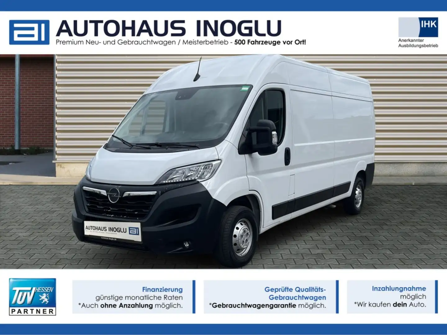 Opel Movano 2.2 CDTI L3H2 3.5t*Navi*Kamera*DAB*Klima Weiß - 1