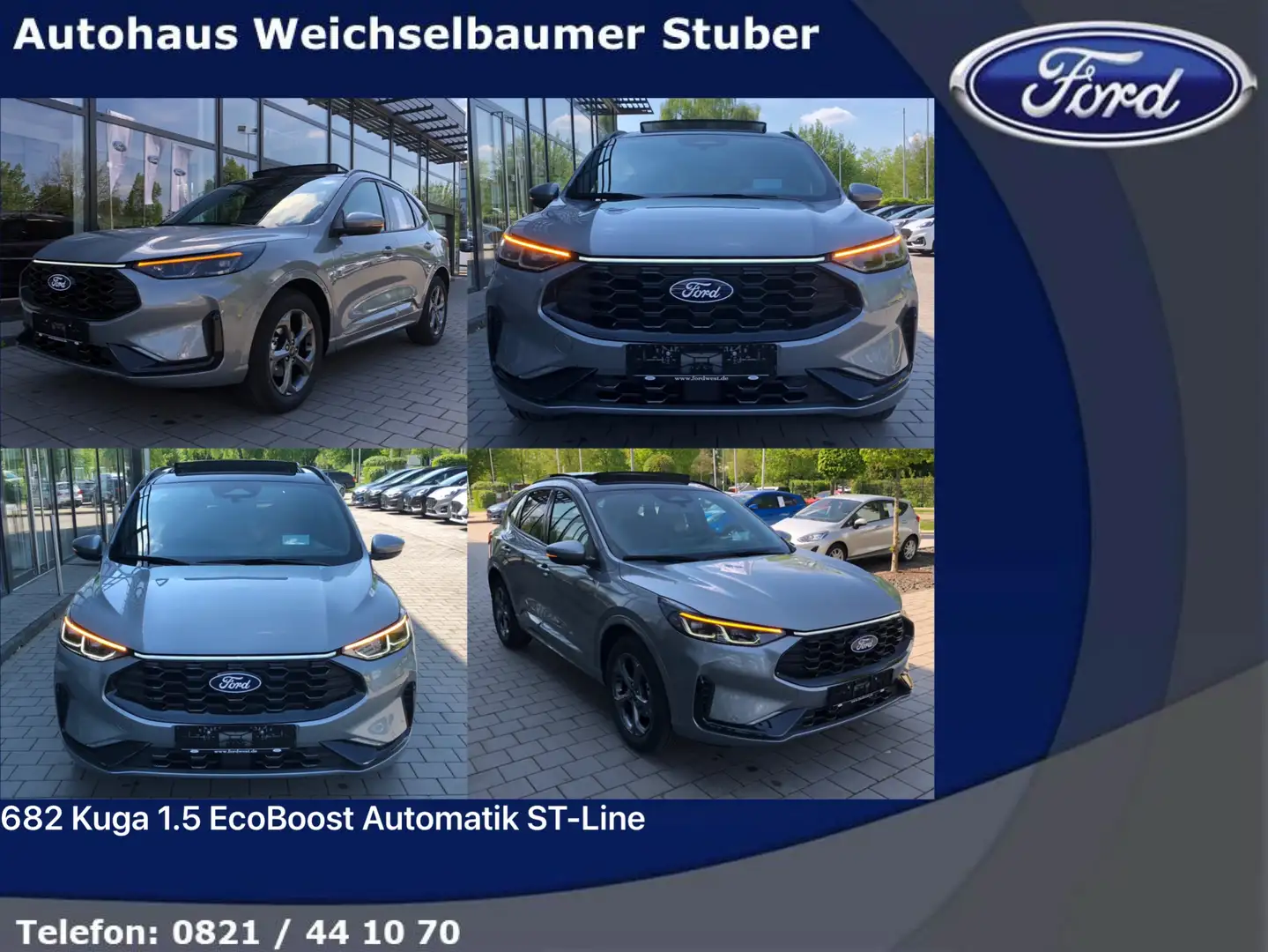 Ford Kuga 682 Kuga 1.5 EcoBoost Automatik ST-Line Silber - 1