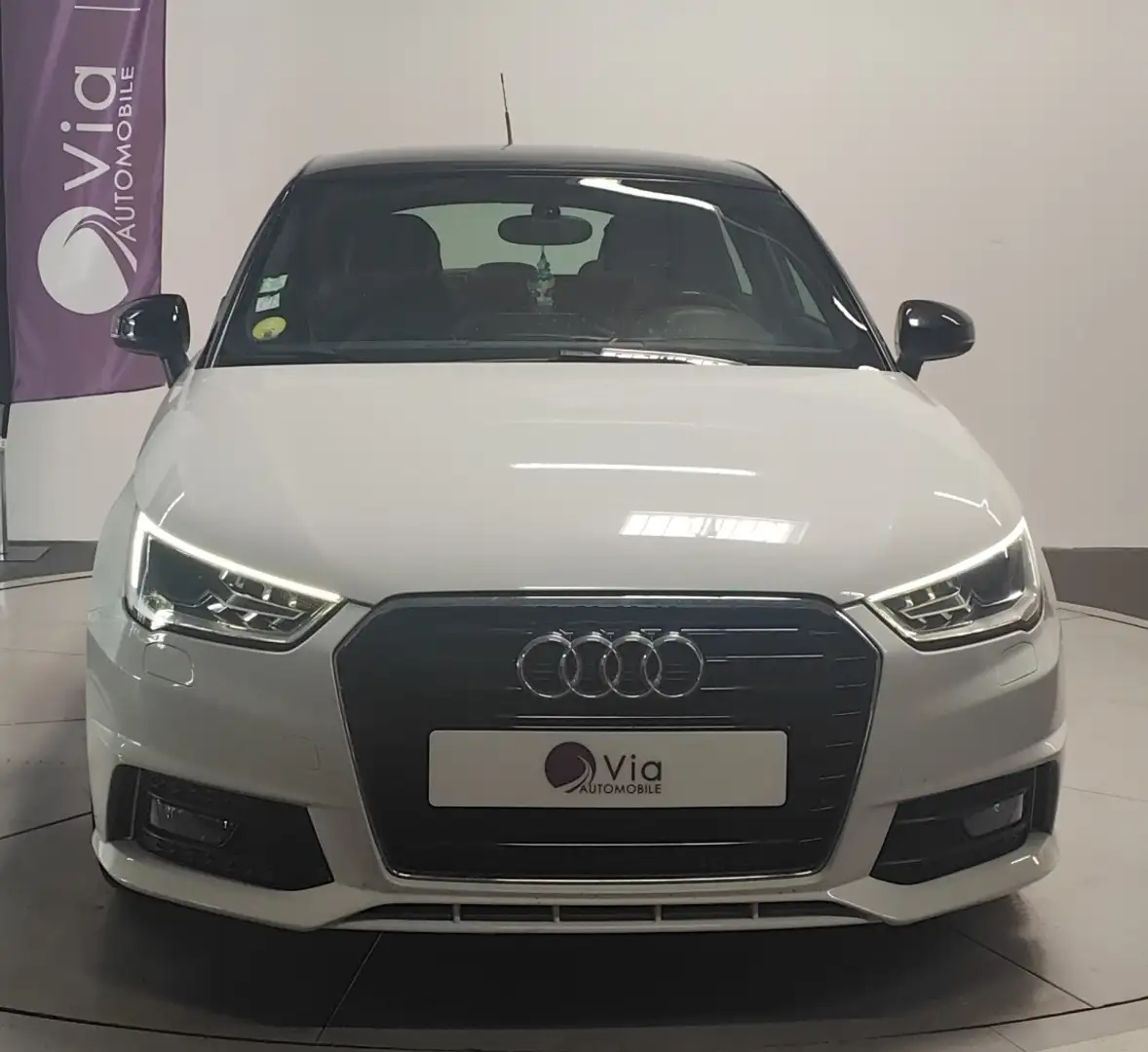 Audi A1 1.4 TDI 90 S tronic S line Blanc - 2