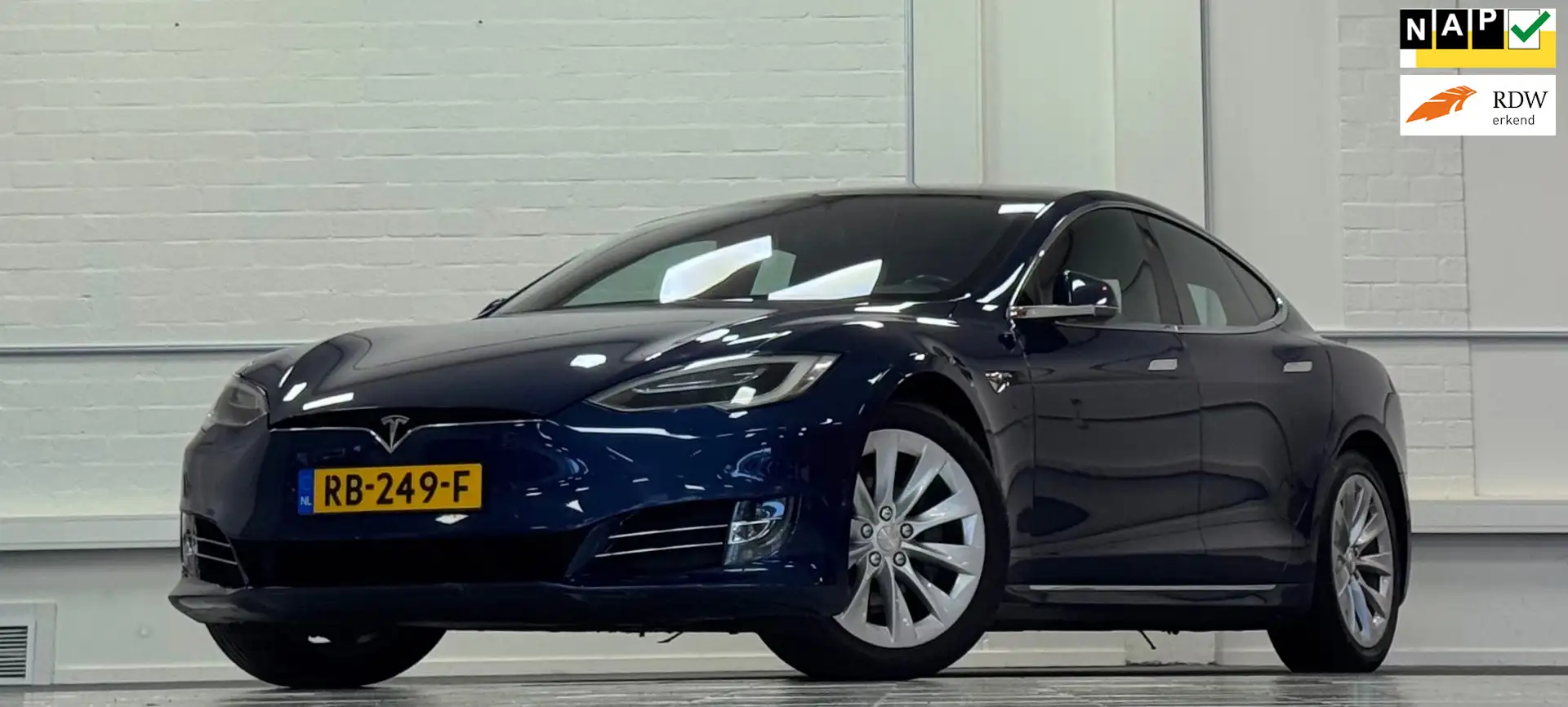Tesla Model S 100D SOH 93% Premium upgradepakket/Connectivity Pa Azul - 1