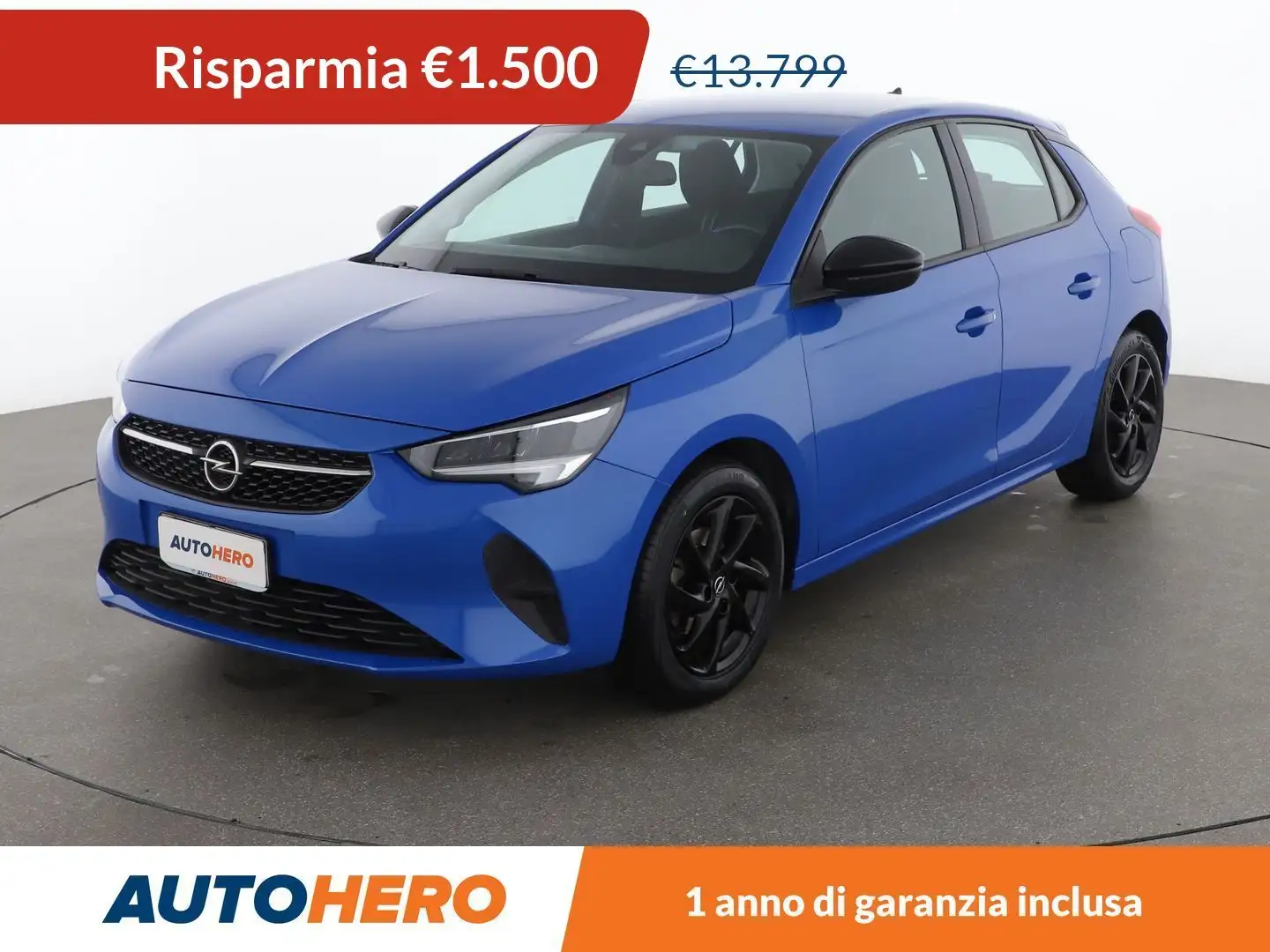 Opel Corsa 1.2 Design & Tech Blu/Azzurro - 1