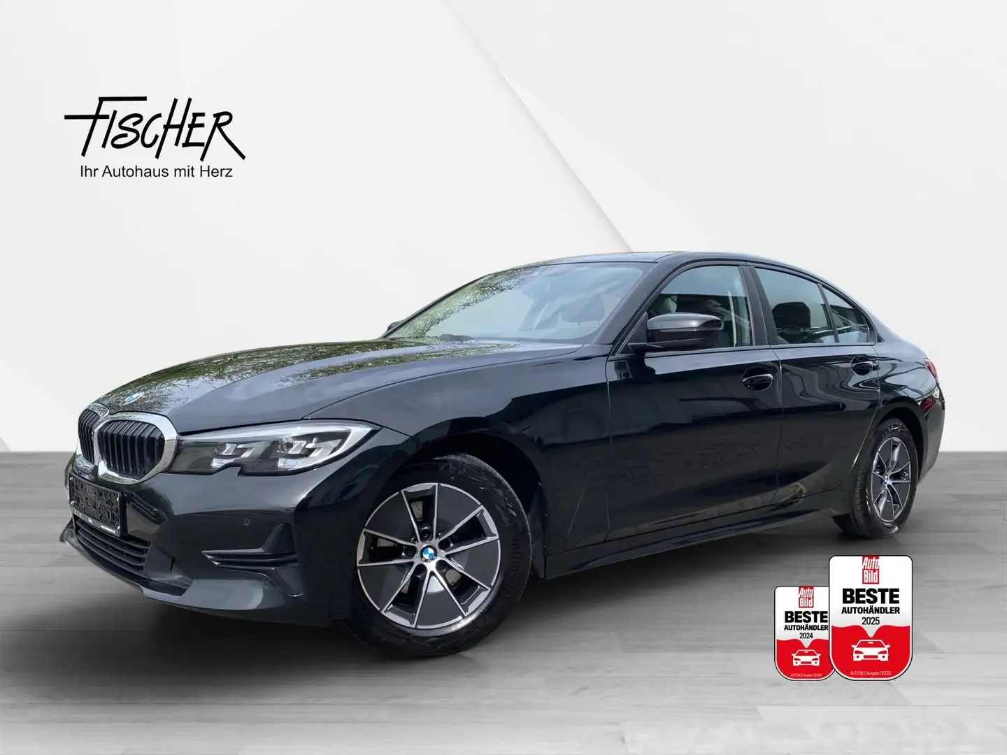 BMW 320 d Auto. Limousine 1.Hd Navi ViCo Noir - 1