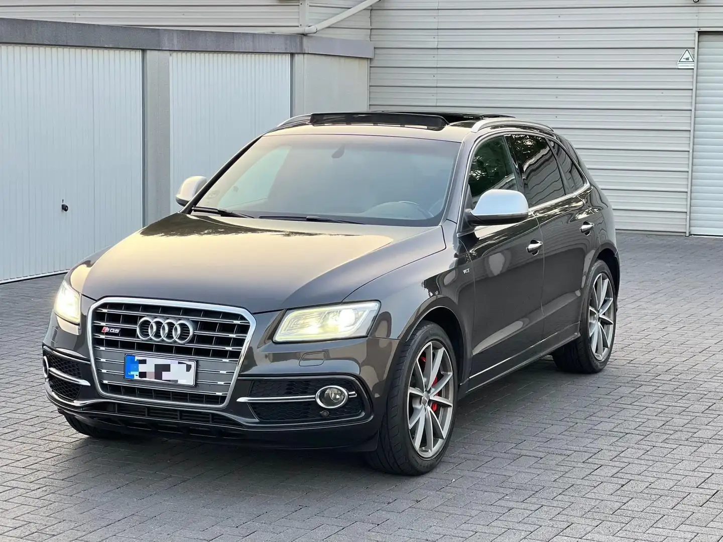 Audi SQ5 3.0 TDI quattro 2 Hand Pano Vollleder LED Grau - 1