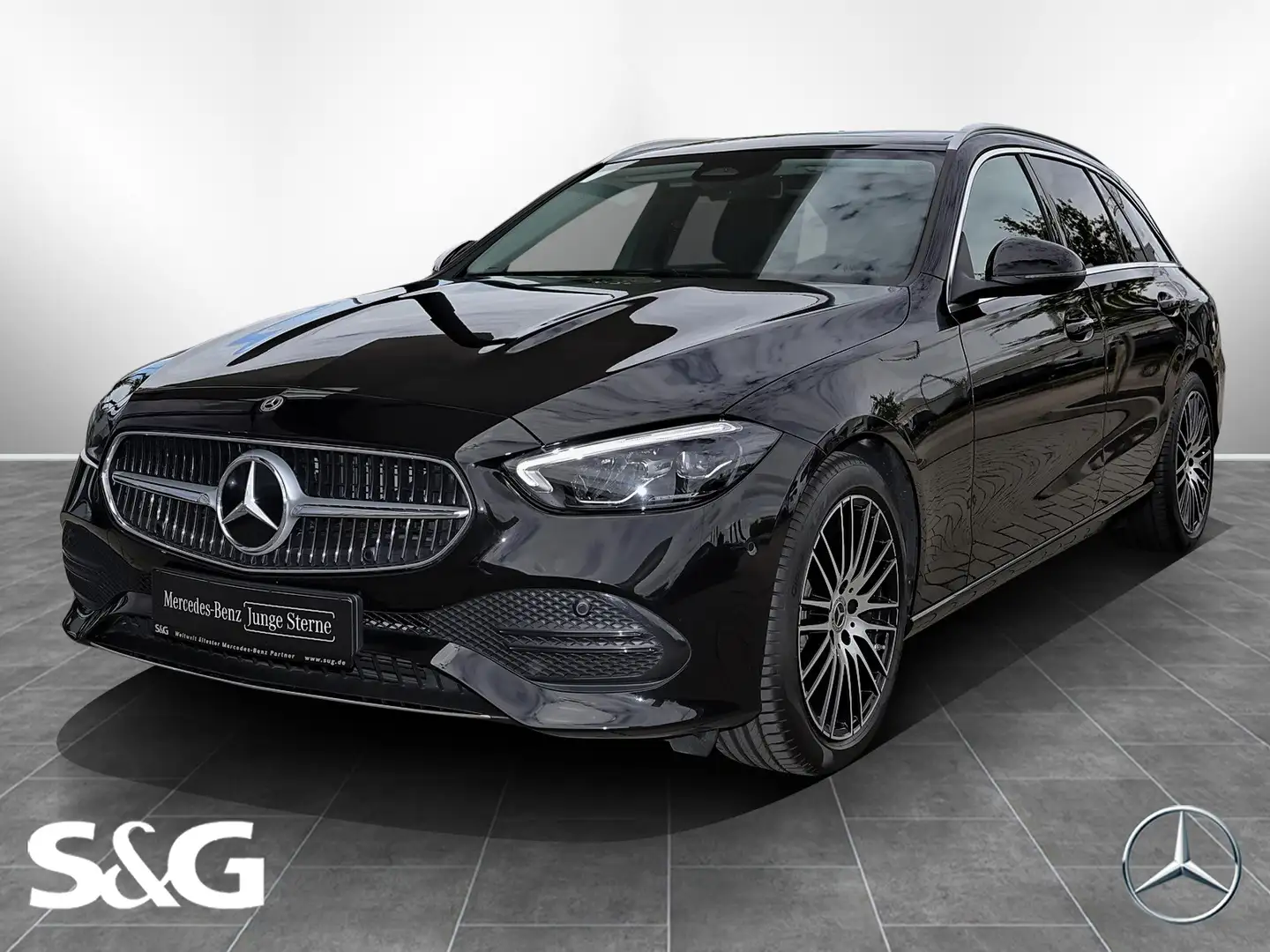 Mercedes-Benz C 180 T AHK+PANORAMA+TOTWINKEL+MEMORY+KAMERA+18" Zwart - 1