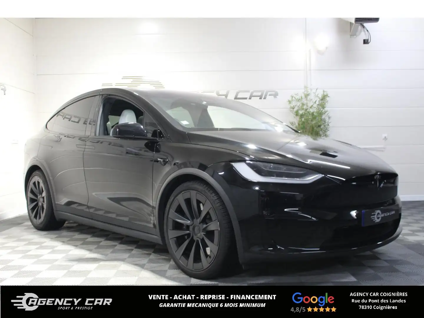 Tesla Model X Plaid 1020ch 1er Main FR Jantes 22\u0027 Noir - 1