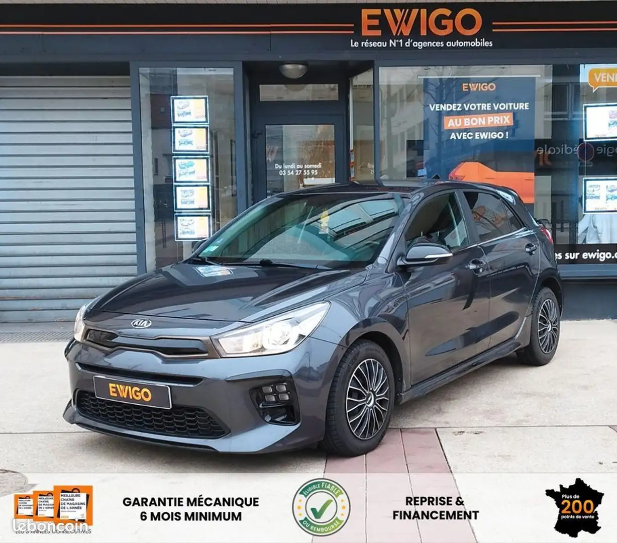Kia Rio 1.0 gdi 100ch gt line carplay camera gps Gris - 1