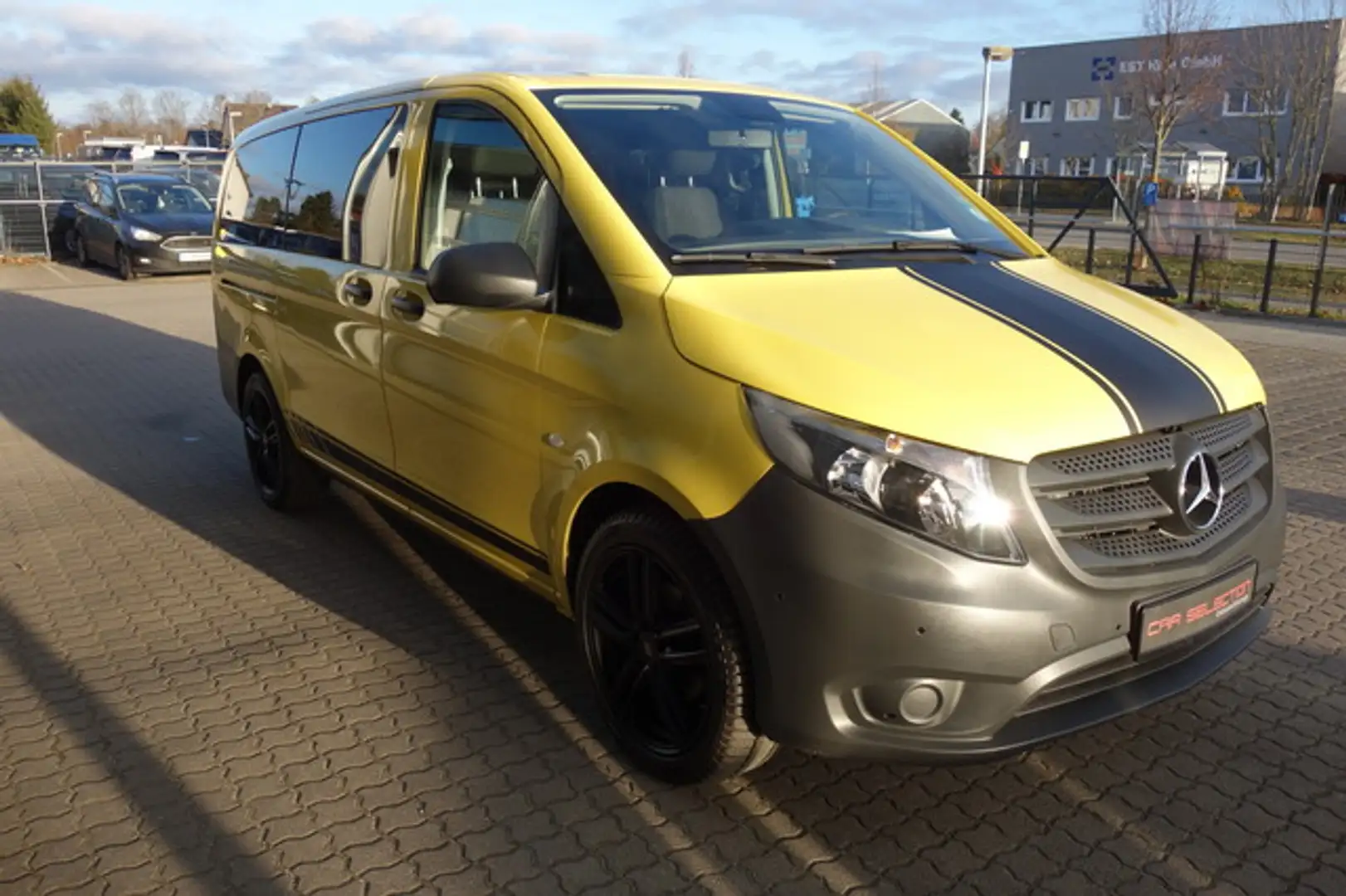 Mercedes-Benz Vito 116 CDI ProTourer Lang 2sTÜR/STDHZG/KAM/18" Gelb - 2