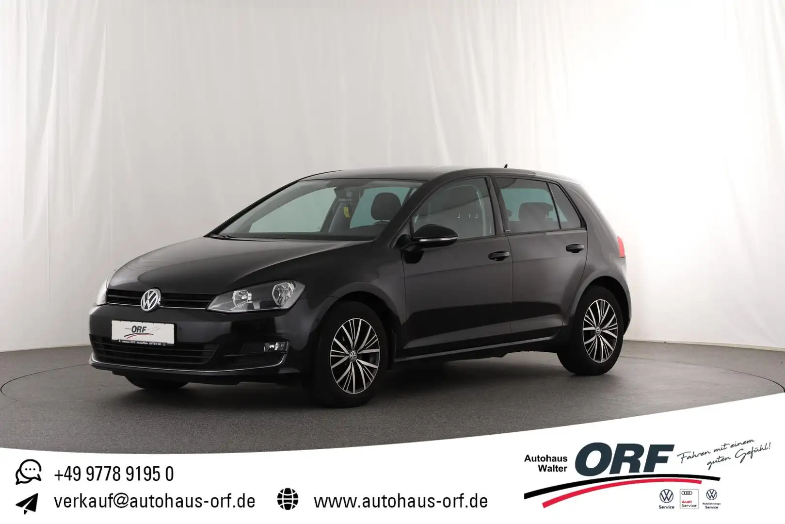 Volkswagen Golf 7 Allstar 1.4 TSI NAVI TEMPOMAT KLIMA SITZHZG PDC Schwarz - 1