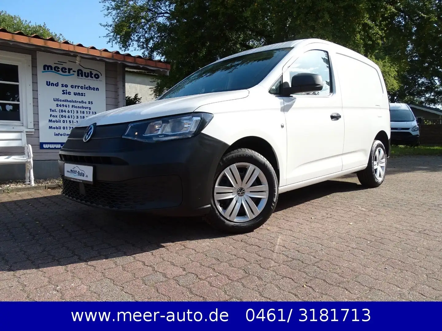 Volkswagen Caddy Cargo 2.0 TDI Klima/PDC/BT-Tele./DAB+ Blanc - 1