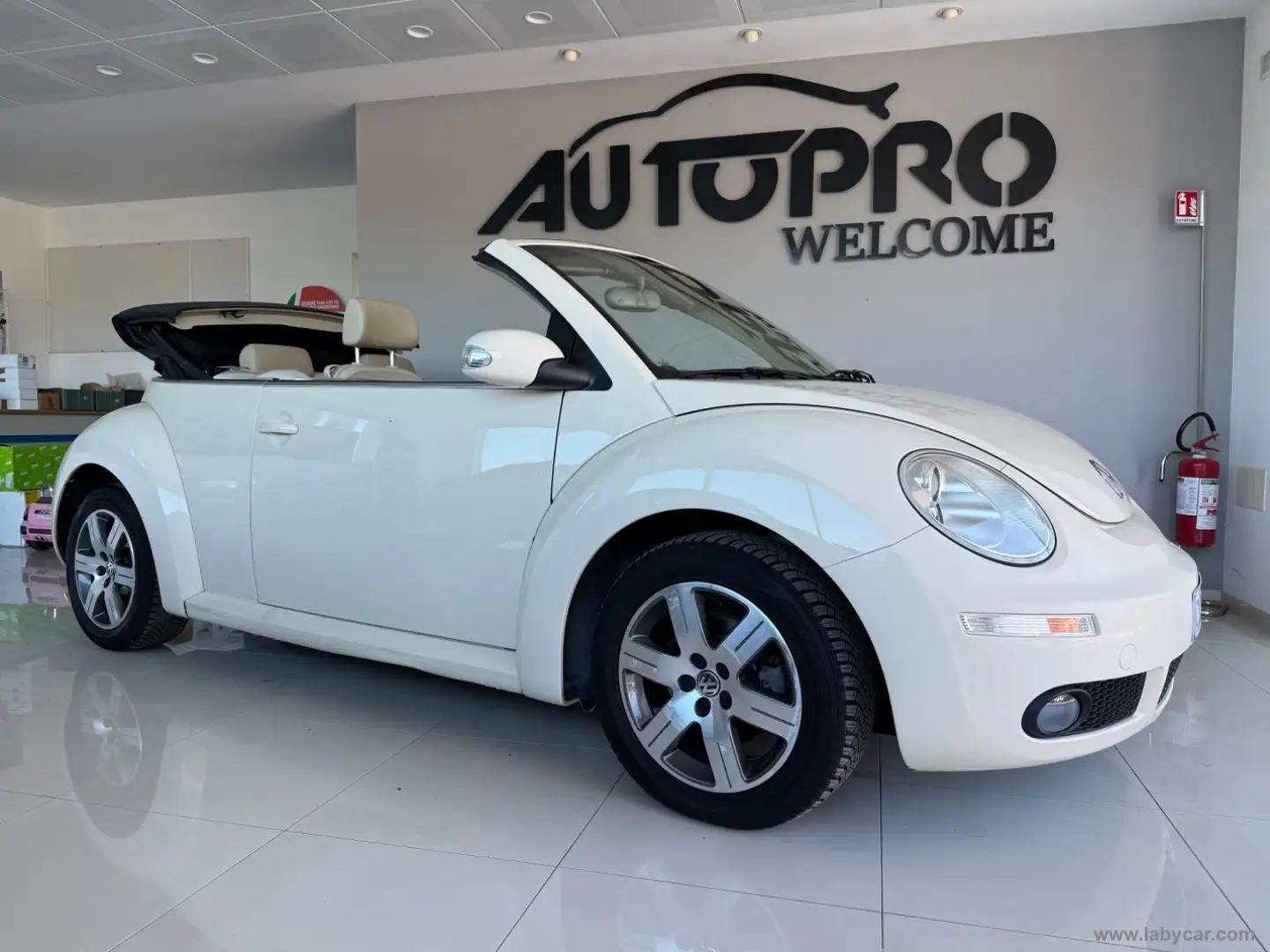 Volkswagen New Beetle 1.9 TDI 105CV Cabrio Blanc - 2
