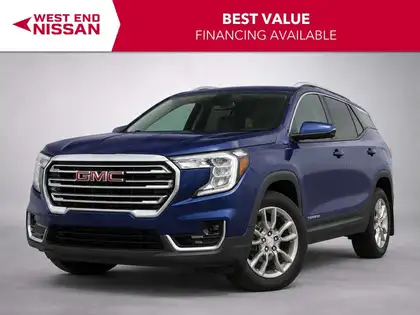 Blue 2022 GMC Terrain SUV / Crossover All-Wheel Drive 9-Speed Automatic