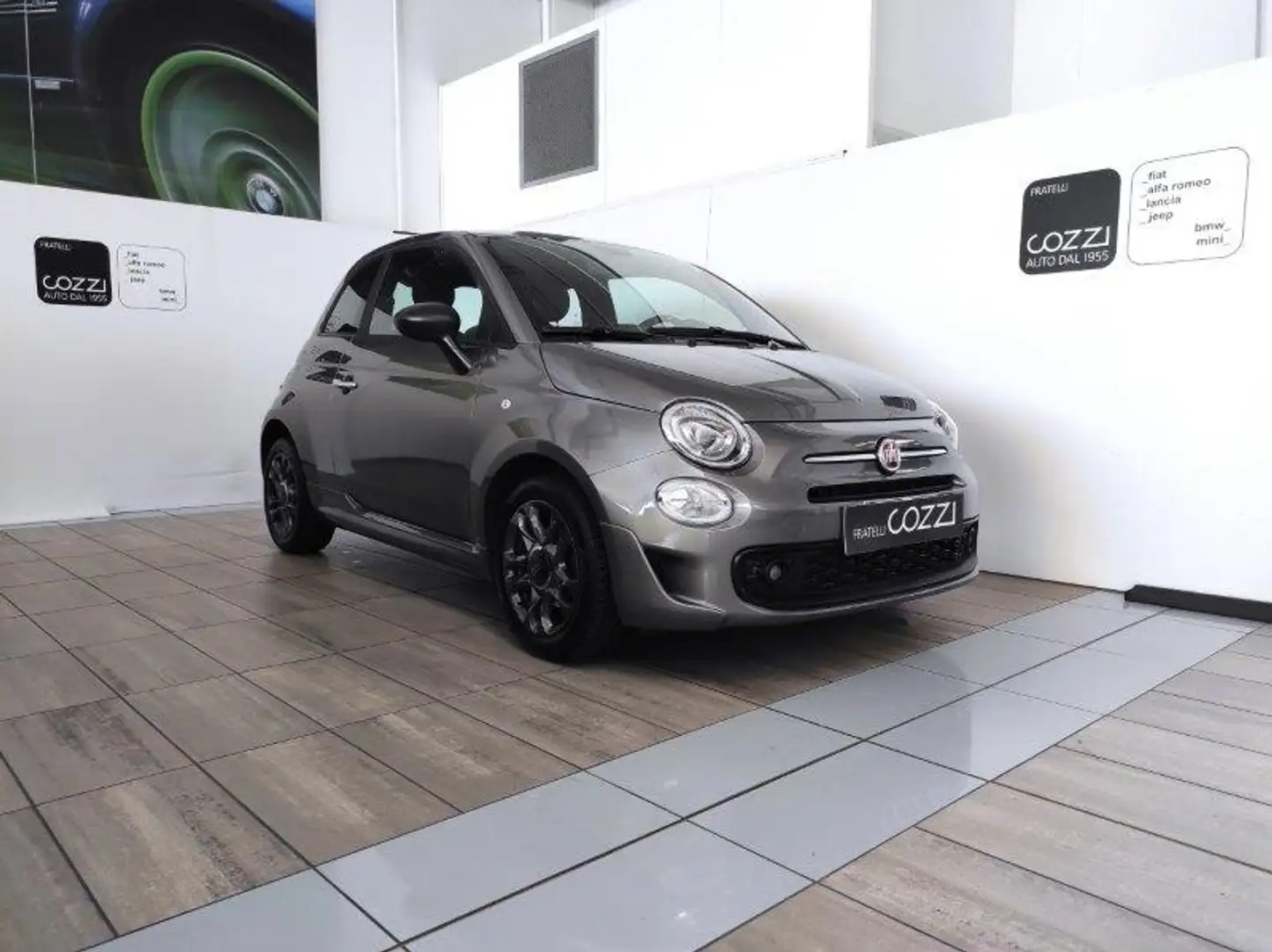 Fiat 500 (2015-2024) - 500 1.0 Hybrid Connect Gris - 1