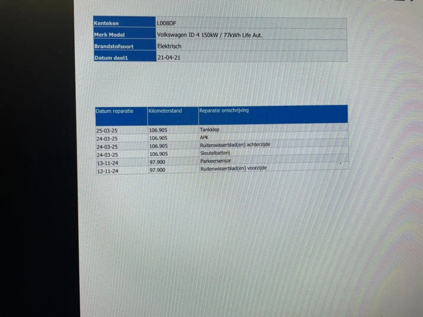 Volkswagen ID.4 Life 77 kWh - Carplay, Navi, Cruise, Stoel/Stuur V Bleu - 2