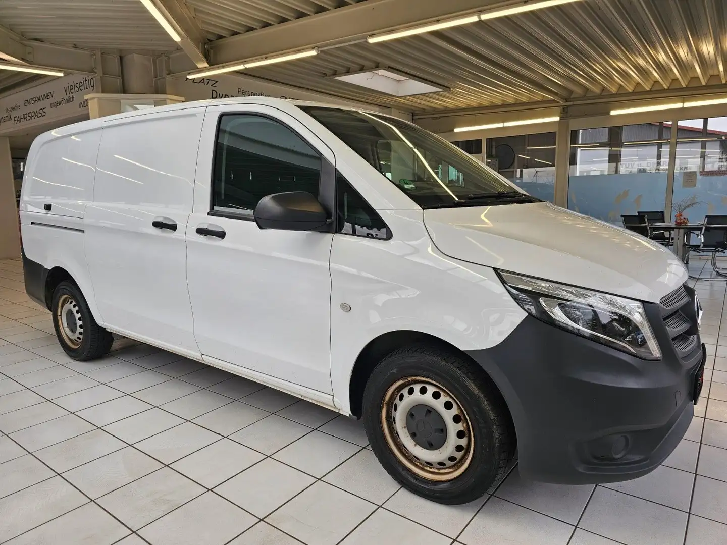 Mercedes-Benz Vito Kasten,116 CDI,LED,Standheizung,Mwst,1-Hand Blanc - 1