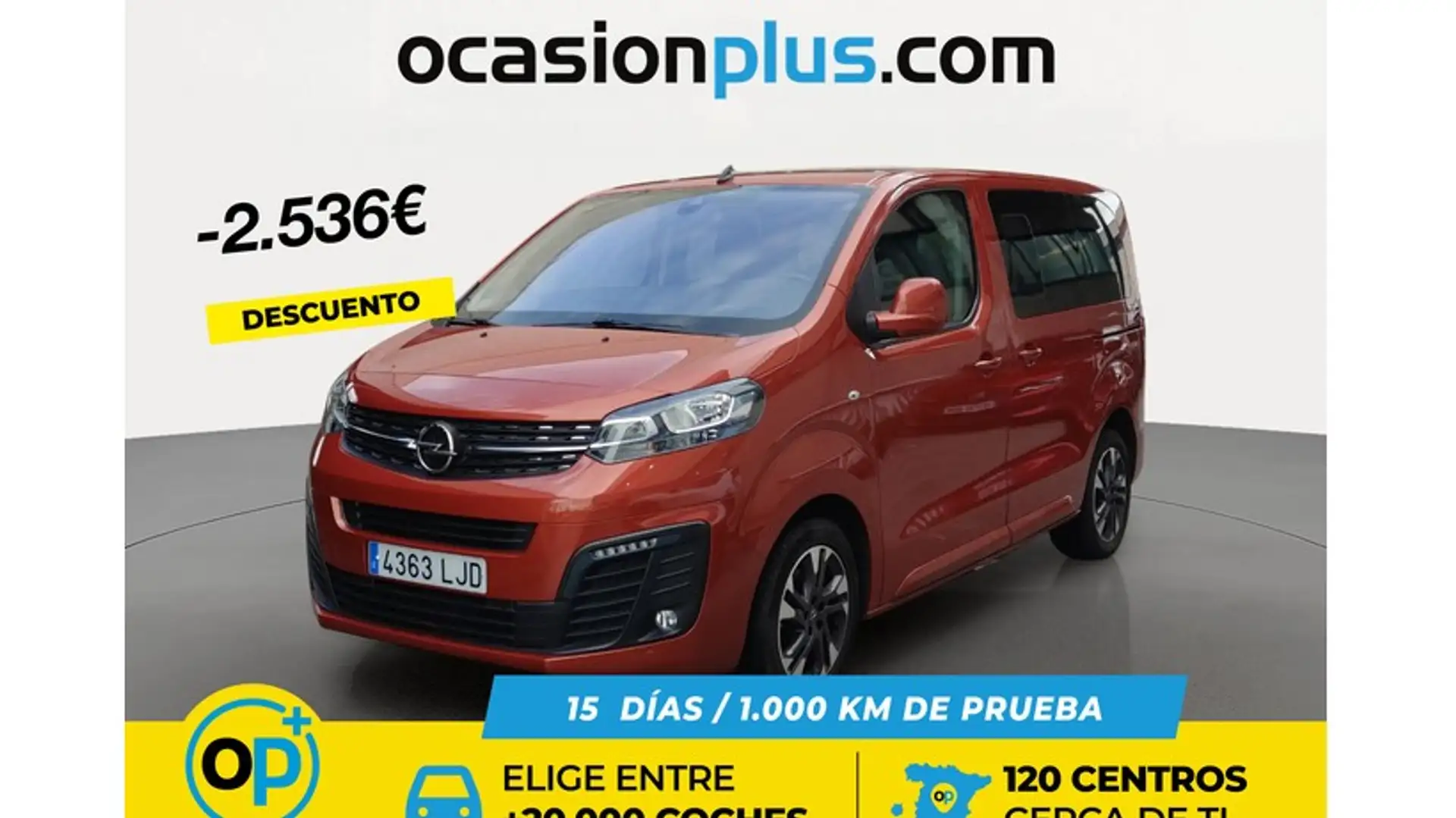 Opel Zafira Life 1.5D S Selective Rojo - 1