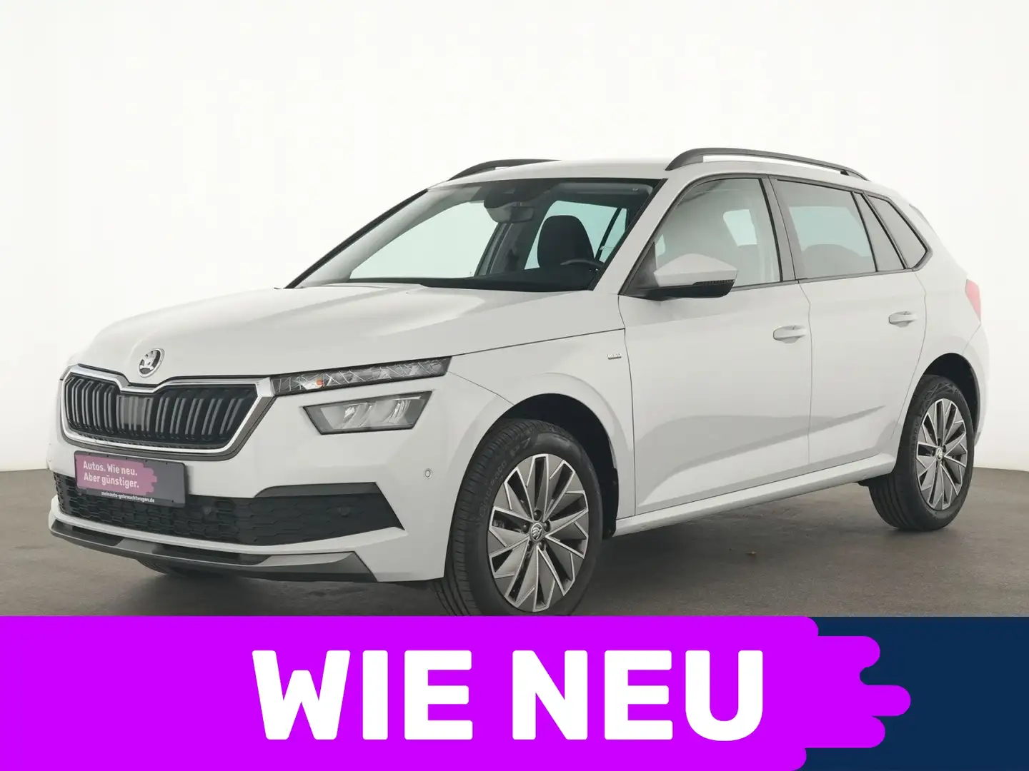 Skoda Kamiq Clever Navi|Kamera|LED|PDC|SHZ|CarPlay Weiß - 1
