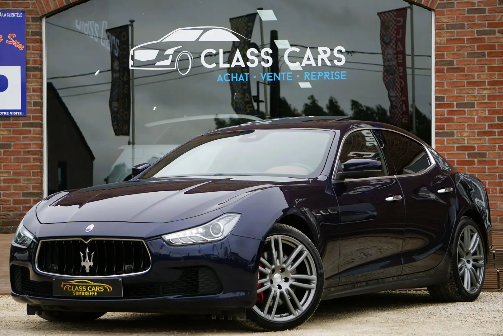 Maserati Ghibli 3.0 D AUTO XENON TOIT OUVRANT NAVI CAM CLIM CARNET Bleu - 1