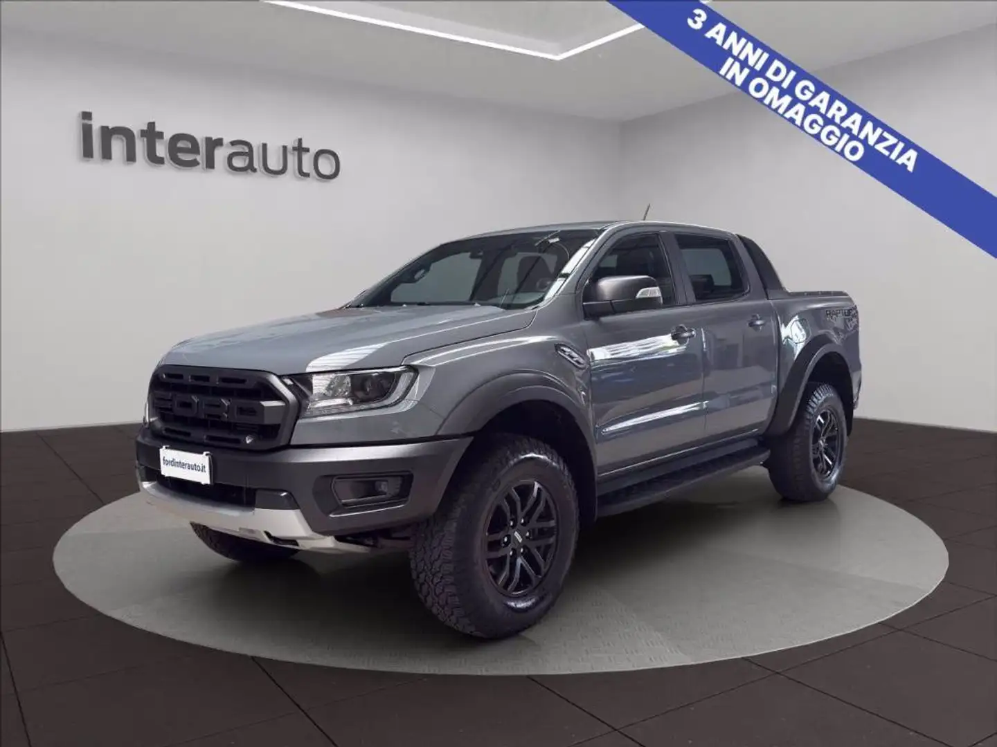 Ford Ranger Raptor 2.0 ecoblue double cab 213cv auto Grijs - 1