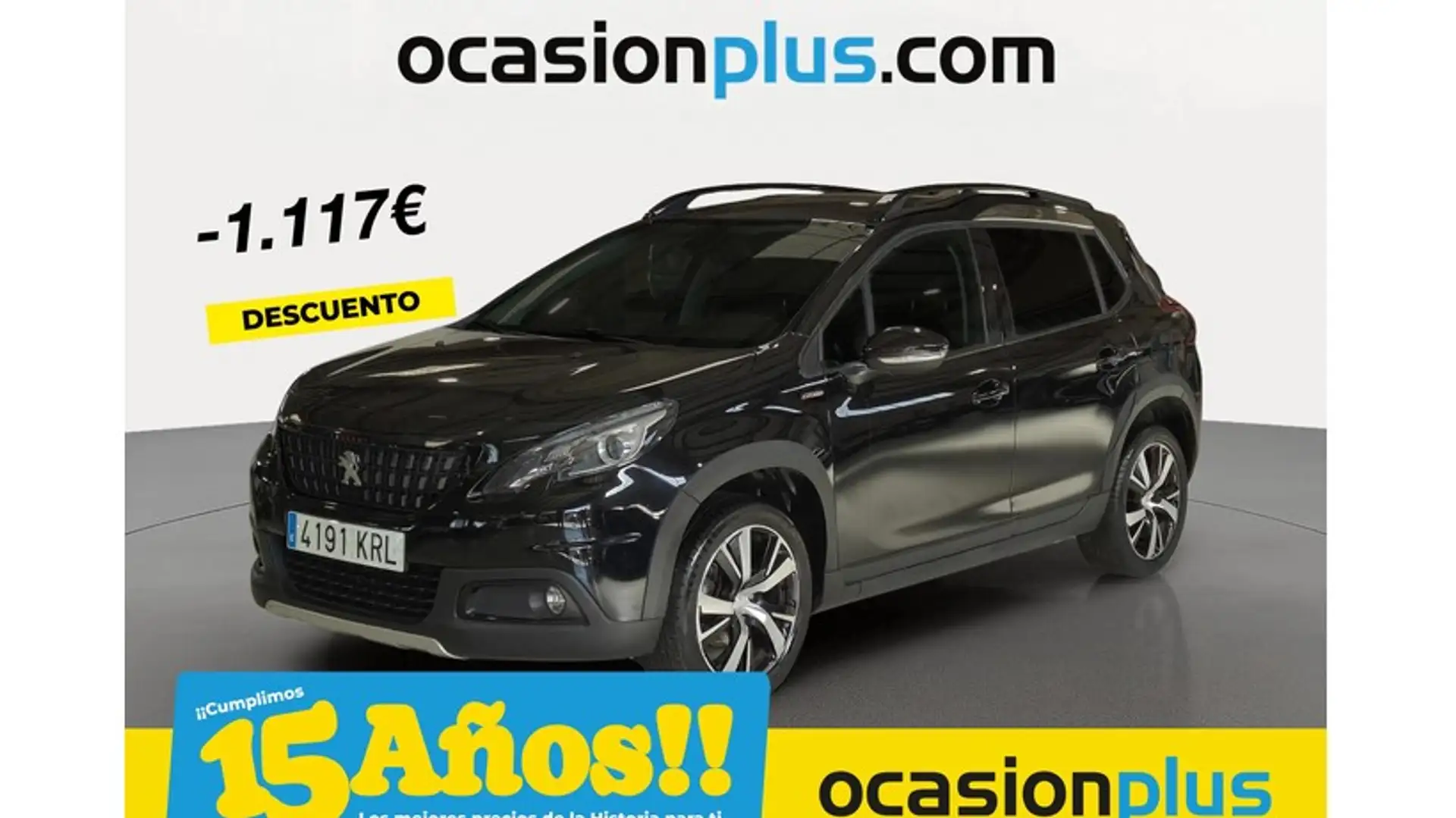 Peugeot 2008 1.2 PureTech S&S GT Line 130 Negro - 1