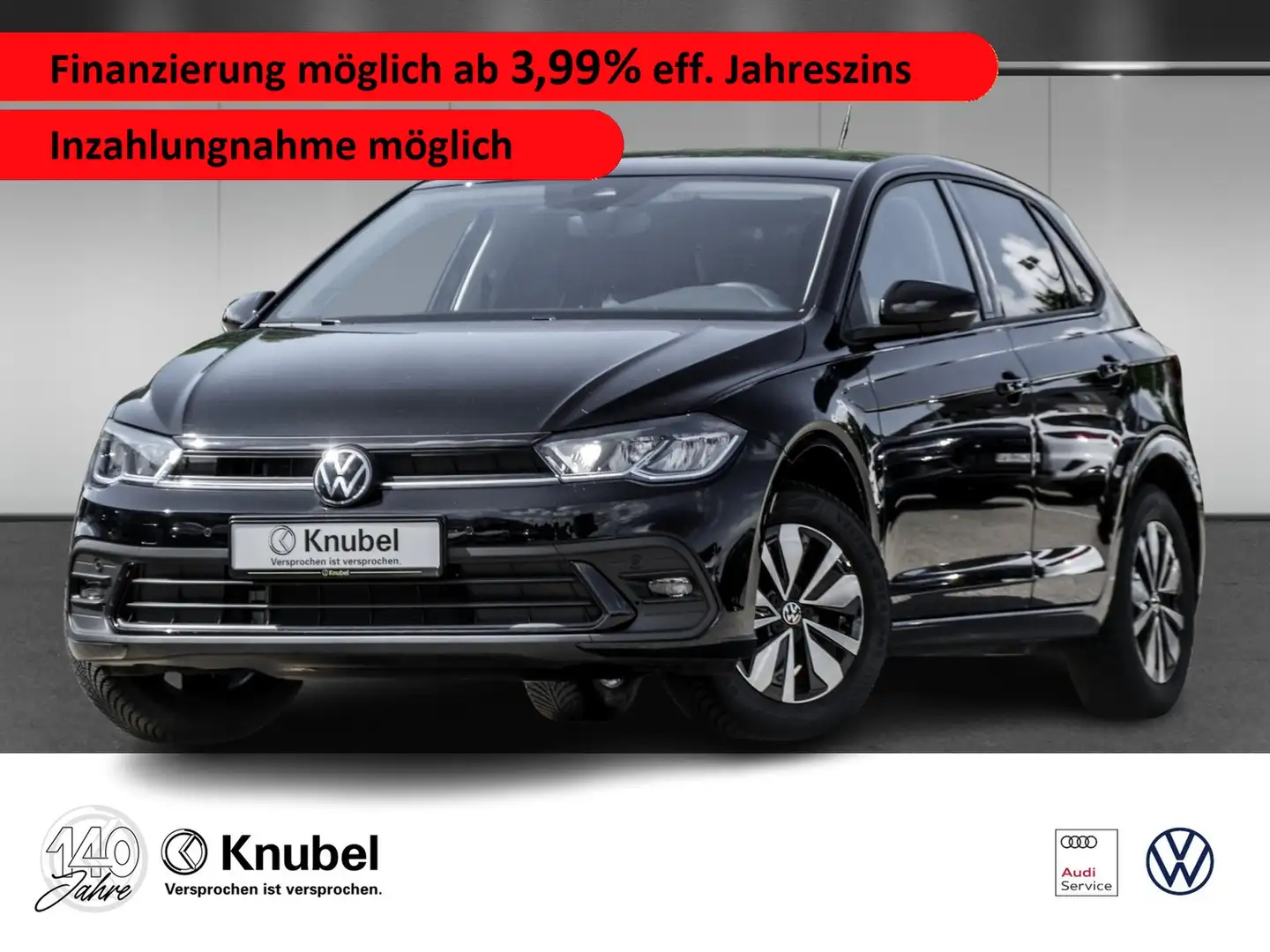 Volkswagen Polo GOAL 1.0 TSI LED Navi TravelAss. Ganzj.reifen Noir - 1