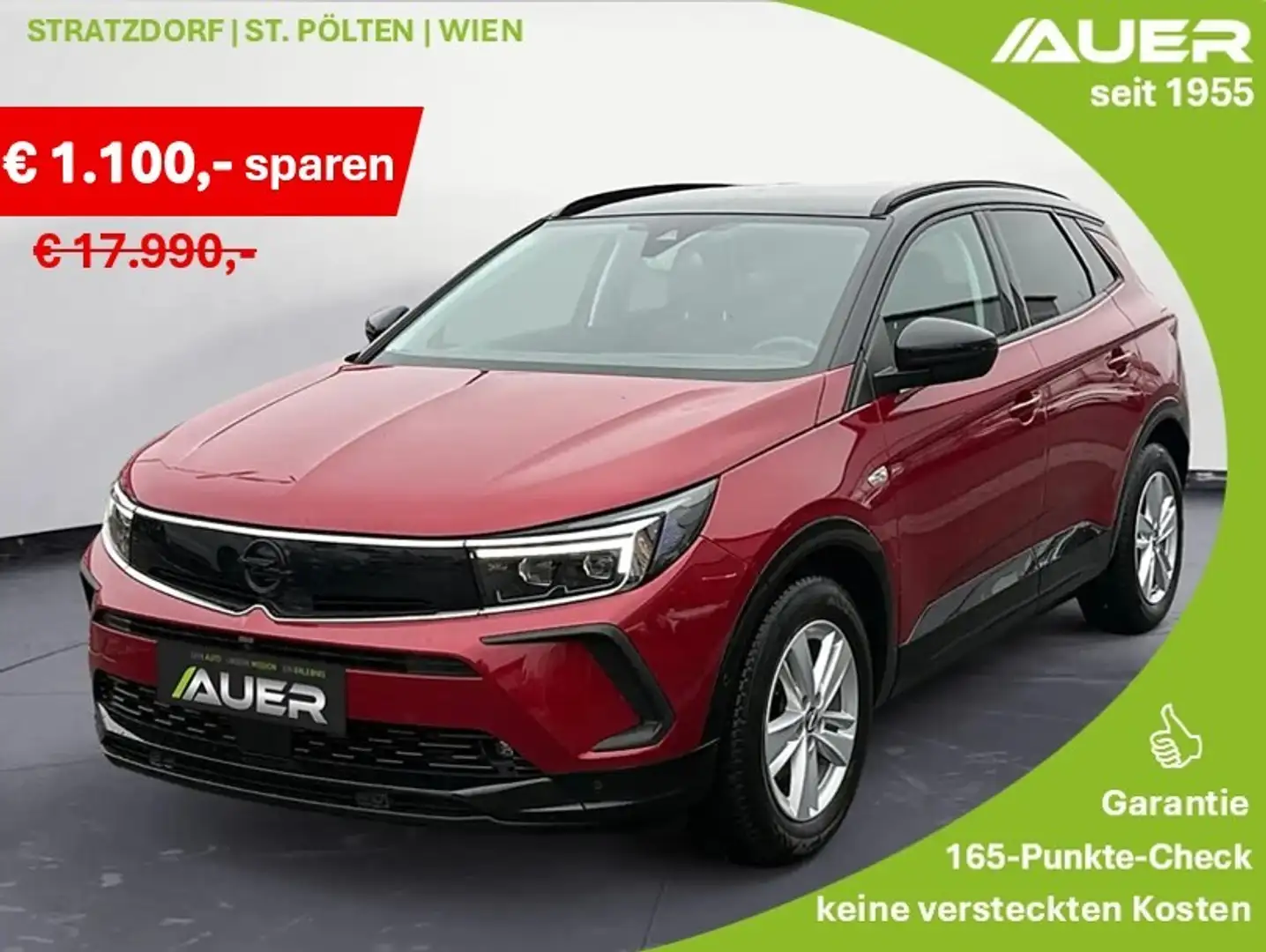 Opel Grandland 1,2 Turbo GS Line Aut. | LED | WinterPak | 360... Rot - 1