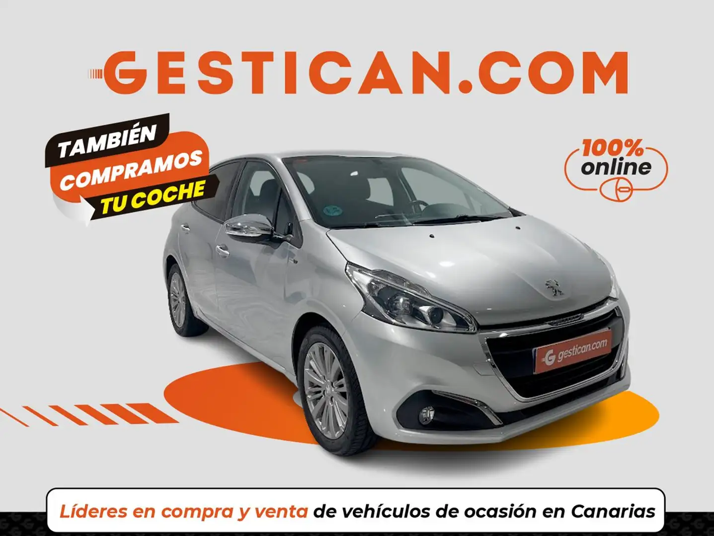 Peugeot 208 1.2 PureTech S&S Allure 110 Gris - 1