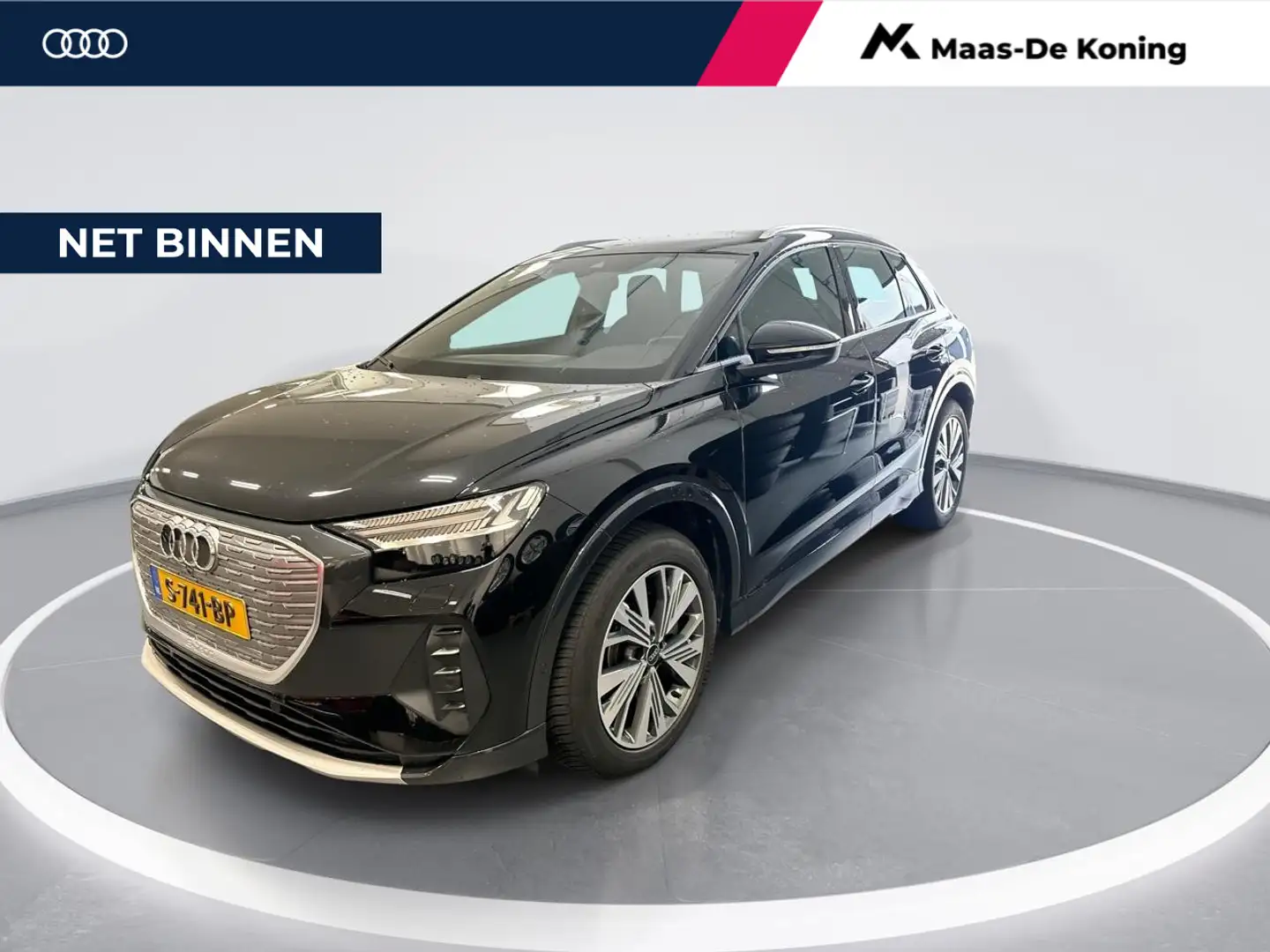 Audi Q4 e-tron 40 204pk Advanced edition 77 kWh · Apple/Android C Zwart - 1